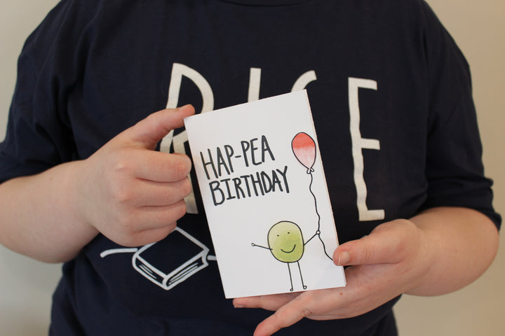 Hap-Pea Birthday Card