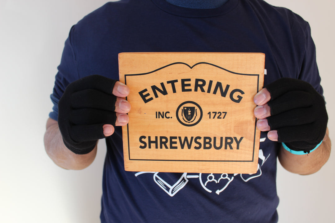 Square Handmade Wood Sign