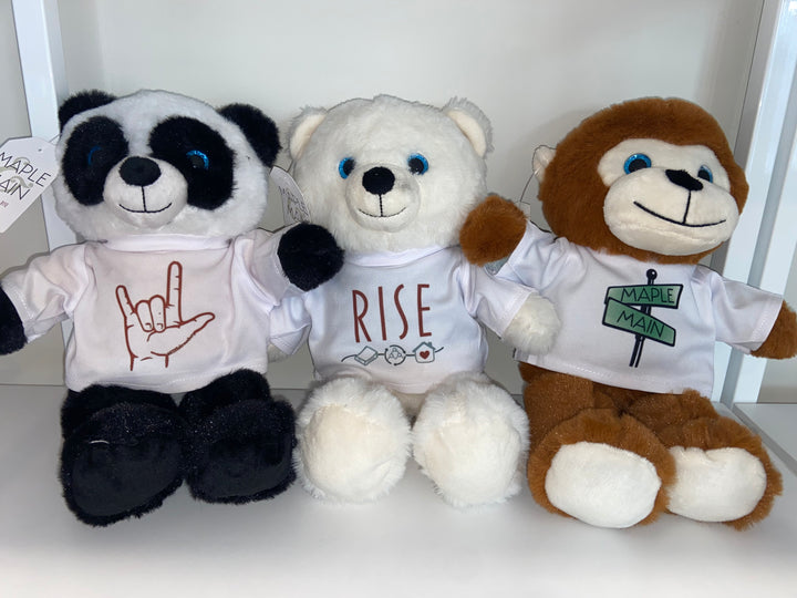 Small Plush Stuffed Animal with T-Shirt